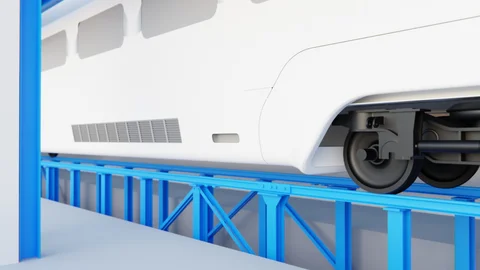 Aufgeständerte Gleise 3D Aufgeständerte Gleise als 3D Model für die Bahn.